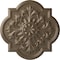 Ekena Millwork Bonetti Ceiling Medallion (Fits Canopies up to 5 1/8"), Hand-Painted Warm Silver, 20"OD x 1 3/4"P CM20BOWSS - alternate 1